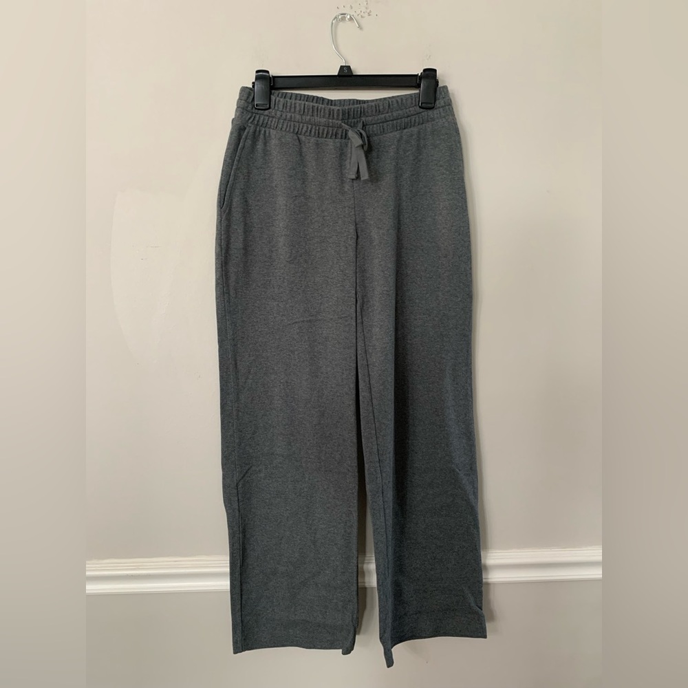 NEW J.JILL LUXE DRAWCORD PANT SIZE:XS IN CHARCOAL